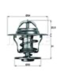 MAHLE - TERMOSTATO 1439.87