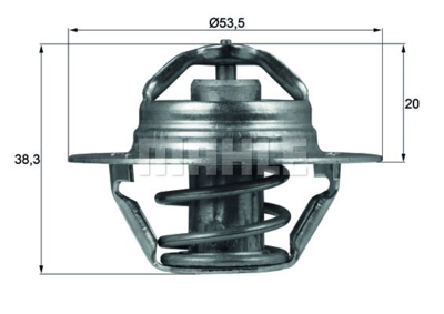 MAHLE - TERMOSTATO 5108.83