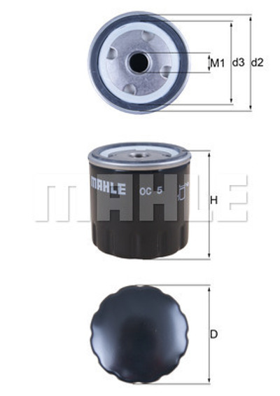 MAHLE - FILTRO Oleo