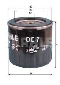 MAHLE - FILTRO Oleo