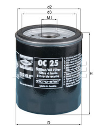 MAHLE - FILTRO Oleo