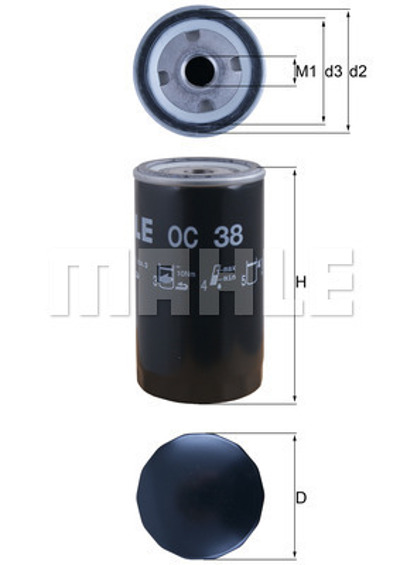 MAHLE - FILTRO Oleo