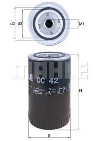 MAHLE - FILTRO Oleo