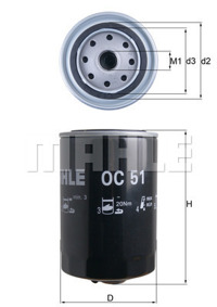 MAHLE - FILTRO Oleo