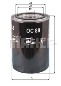 MAHLE - FILTRO Oleo