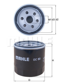 MAHLE - FILTRO Oleo