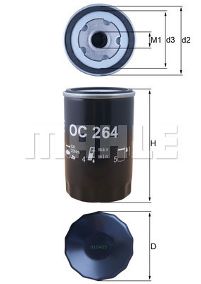 MAHLE - FILTRO Oleo