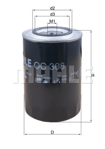 MAHLE - FILTRO Oleo