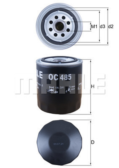 MAHLE - FILTRO Oleo