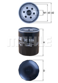 MAHLE - FILTRO Oleo
