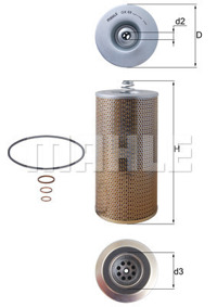 MAHLE - FILTRO Oleo