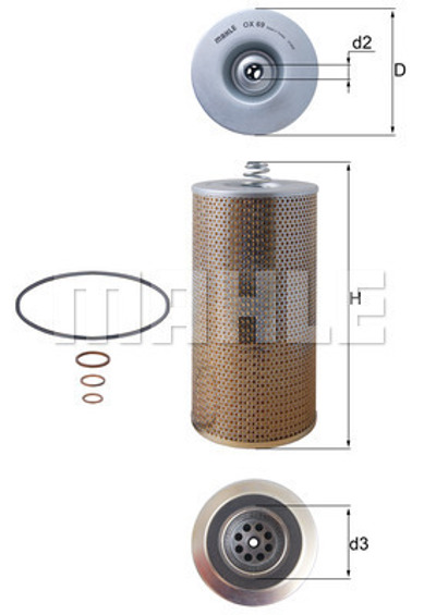 MAHLE - FILTRO Oleo