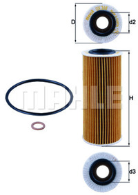 MAHLE - FILTRO Oleo