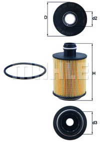 MAHLE - FILTRO Oleo