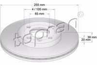 TOP - DISCO Travao DF1533