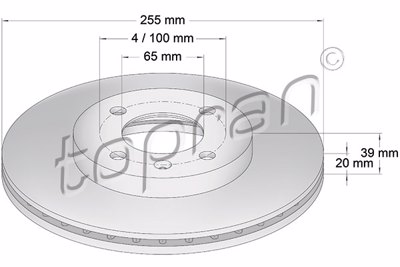 TOP - DISCO Travao DF1533