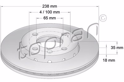 TOP - DISCO Travao DF2780