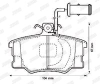 BENDIX - PASTILHAS Travao ( GDB1054