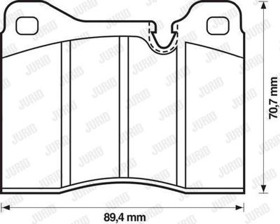 BENDIX - PASTILHAS Travao ( GDB421