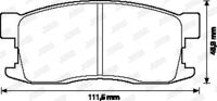 BENDIX - PASTILHAS Travao GDB3094