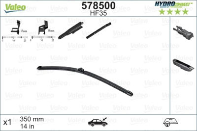 VALEO - ESCOVA Limpa Vidros HF35