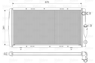 VALEO - RADIADOR RENAULT 21 -