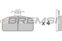 BREMSI - PASTILHAS Travao GDB3202