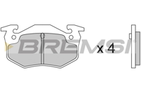 BREMSI - PASTILHAS Travao GDB1305
