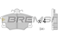 BREMSI - PASTILHAS Travao GDB458