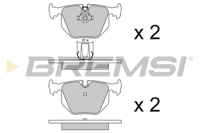 BREMSI - PASTILHAS Travao GDB1530