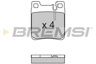 BREMSI - PASTILHAS Travao GDB1123
