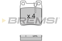 BREMSI - PASTILHAS Travao GDB1123