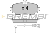 BREMSI - PASTILHAS Travao GDB1293
