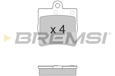 BREMSI - PASTILHAS Travao GDB1335