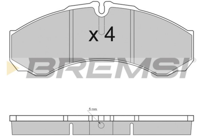 BREMSI - PASTILHAS Travao GDB1534