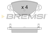 BREMSI - PASTILHAS Travao GDB1525