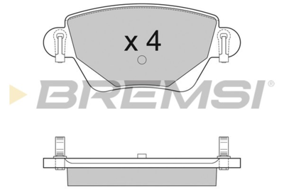 BREMSI - PASTILHAS Travao GDB1525