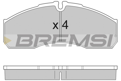 BREMSI - PASTILHAS Travao GDB1610
