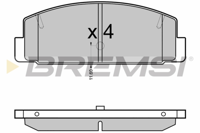 BREMSI - PASTILHAS Travao GDB3090