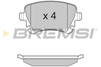 BREMSI - PASTILHAS Travao GDB1622