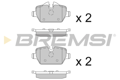 BREMSI - PASTILHAS Travao GDB1612