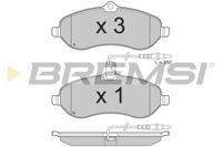 BREMSI - PASTILHAS Travao GDB1718