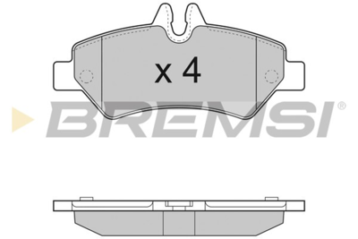 BREMSI - PASTILHAS Travao GDB2076