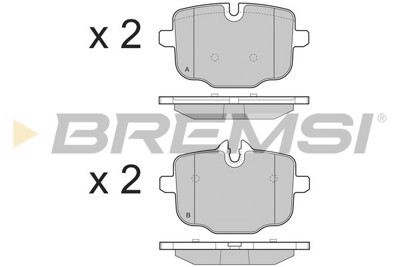 BREMSI - PASTILHAS Travao GDB1869