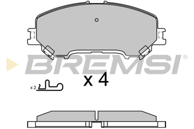 BREMSI - PASTILHAS Travao GDB3622