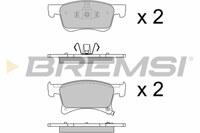 BREMSI - PASTILHAS Travao GDB2091