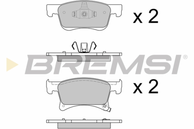 BREMSI - PASTILHAS Travao GDB2091