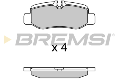BREMSI - PASTILHAS Travao GDB2102