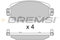 BREMSI - PASTILHAS Travao GDB2175