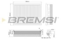 BREMSI - FILTRO Ar LX4729